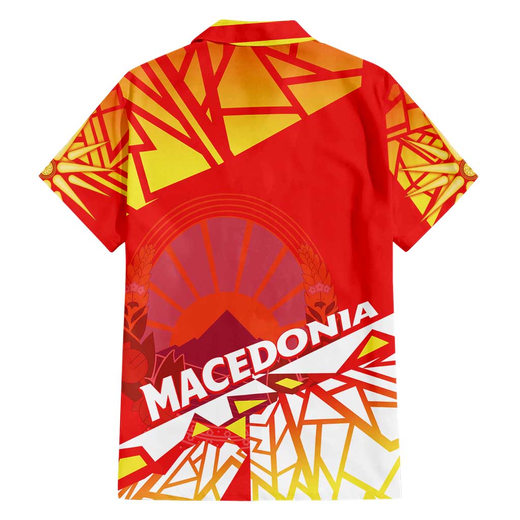 Forever Macedonia Family Matching Short Sleeve Bodycon Dress and Hawaiian Shirt Macedonian Flag 1992 - Wonder Print Shop