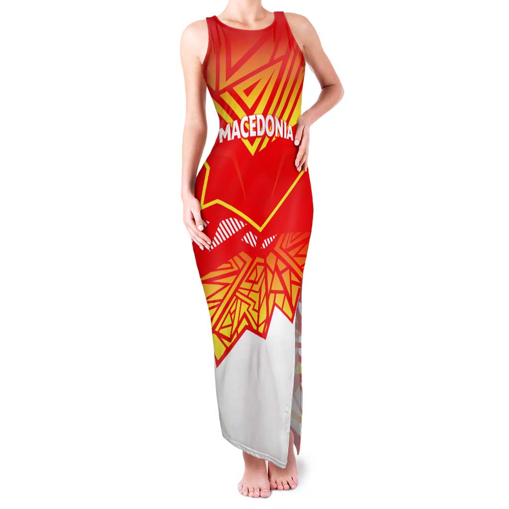 Forever Macedonia Family Matching Tank Maxi Dress and Hawaiian Shirt Macedonian Flag 1992 - Wonder Print Shop