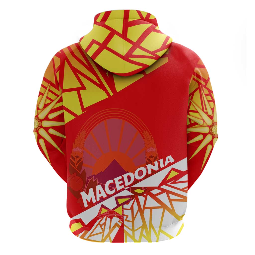 Forever Macedonia Hoodie Macedonian Flag 1992 - Wonder Print Shop
