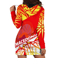 Forever Macedonia Hoodie Dress Macedonian Flag 1992 - Wonder Print Shop
