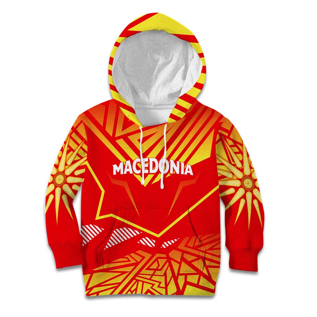 Forever Macedonia Kid Hoodie Macedonian Flag 1992 - Wonder Print Shop
