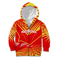 Forever Macedonia Kid Hoodie Macedonian Flag 1992 - Wonder Print Shop
