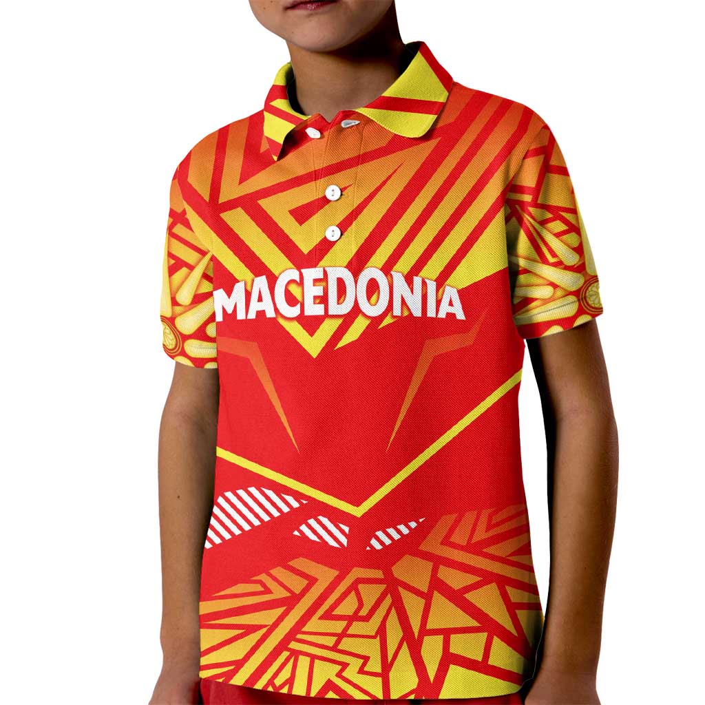 Forever Macedonia Kid Polo Shirt Macedonian Flag 1992 - Wonder Print Shop