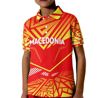 Forever Macedonia Kid Polo Shirt Macedonian Flag 1992 - Wonder Print Shop