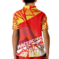 Forever Macedonia Kid Polo Shirt Macedonian Flag 1992 - Wonder Print Shop