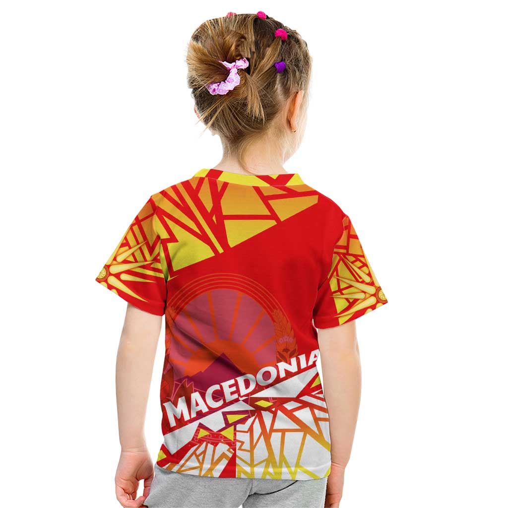 Forever Macedonia Kid T Shirt Macedonian Flag 1992 - Wonder Print Shop