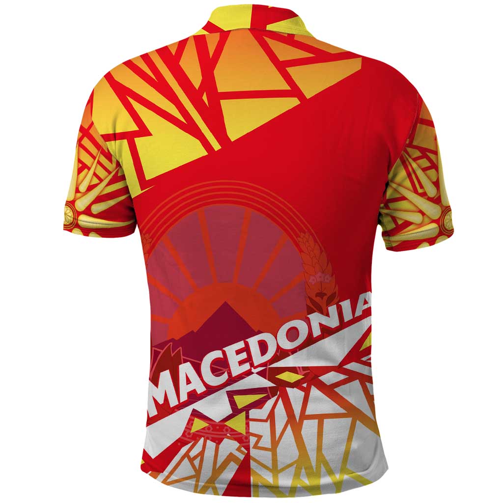 Forever Macedonia Polo Shirt Macedonian Flag 1992 - Wonder Print Shop