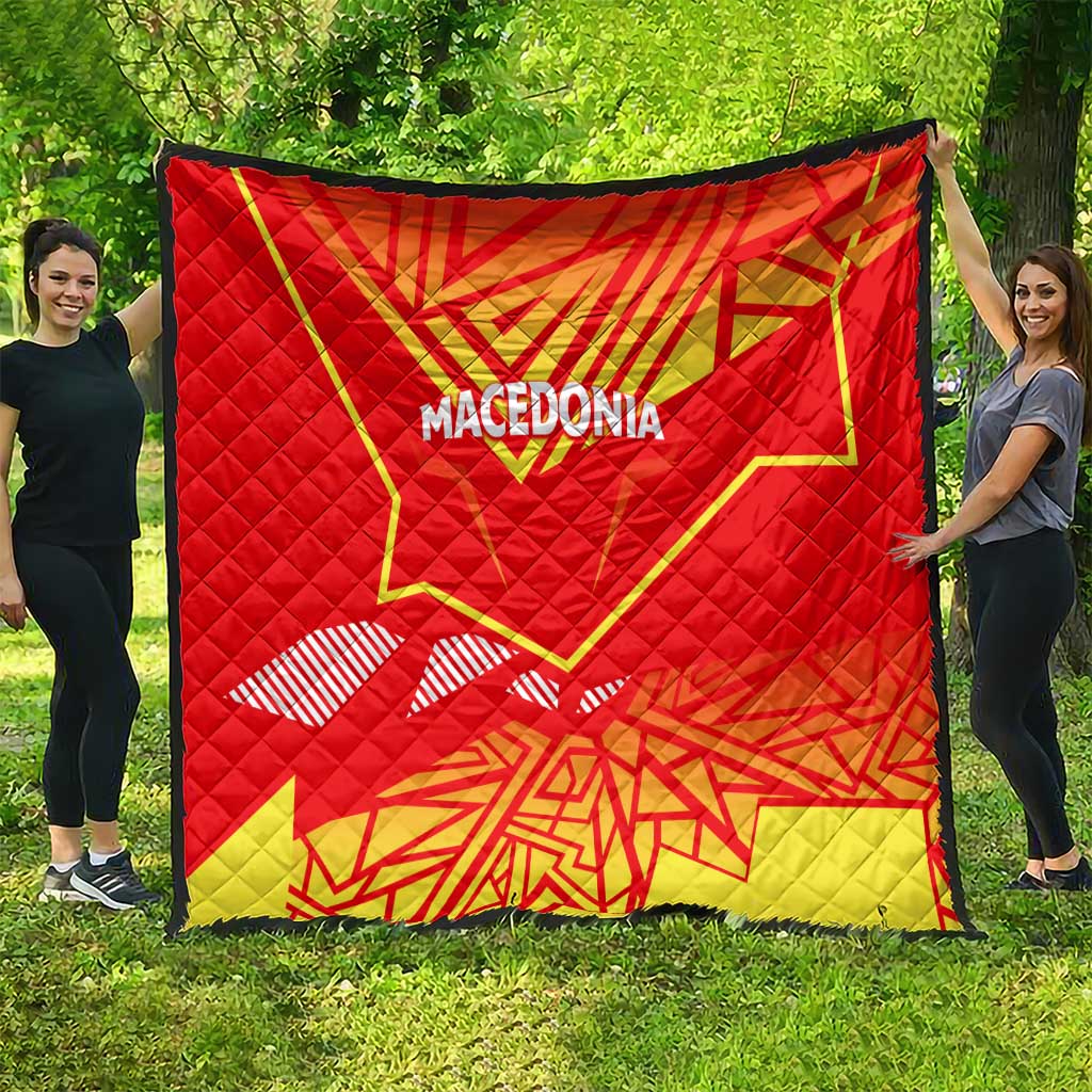 Forever Macedonia Quilt Macedonian Flag 1992 - Wonder Print Shop