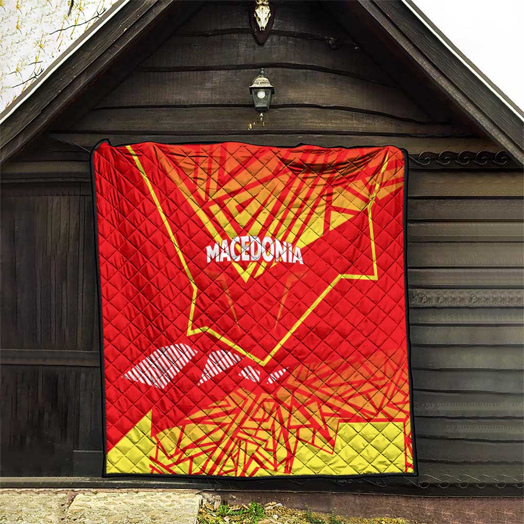 Forever Macedonia Quilt Macedonian Flag 1992 - Wonder Print Shop