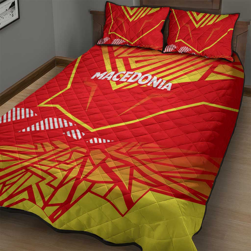 Forever Macedonia Quilt Bed Set Macedonian Flag 1992 - Wonder Print Shop