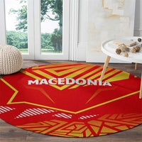 Forever Macedonia Round Carpet Macedonian Flag 1992