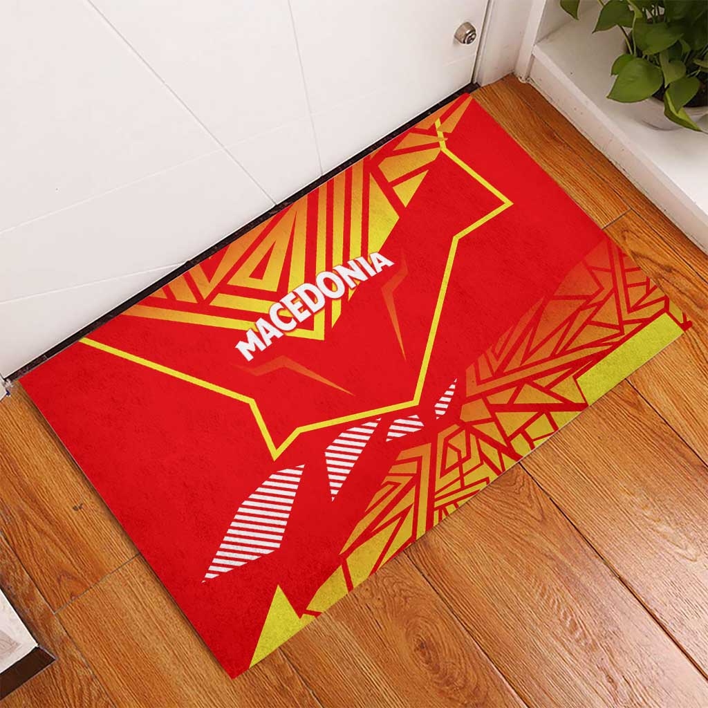 Forever Macedonia Rubber Doormat Macedonian Flag 1992 - Wonder Print Shop