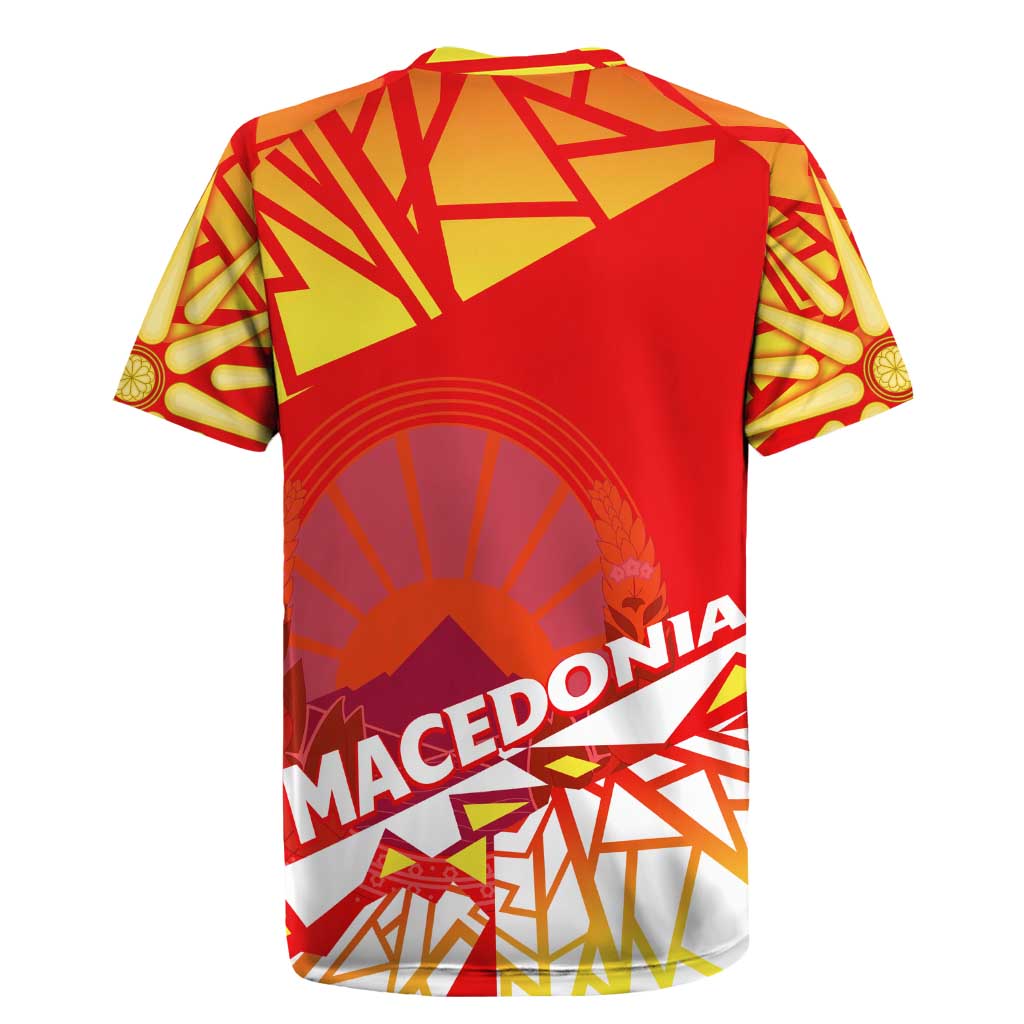 Forever Macedonia Rugby Jersey Macedonian Flag 1992 - Wonder Print Shop