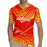 Forever Macedonia Rugby Jersey Macedonian Flag 1992 - Wonder Print Shop