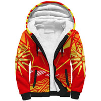 Forever Macedonia Sherpa Hoodie Macedonian Flag 1992 - Wonder Print Shop