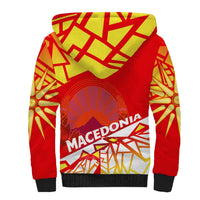 Forever Macedonia Sherpa Hoodie Macedonian Flag 1992 - Wonder Print Shop
