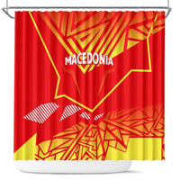 Forever Macedonia Shower Curtain Macedonian Flag 1992