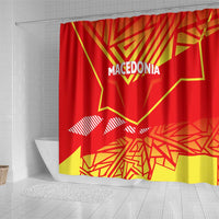 Forever Macedonia Shower Curtain Macedonian Flag 1992
