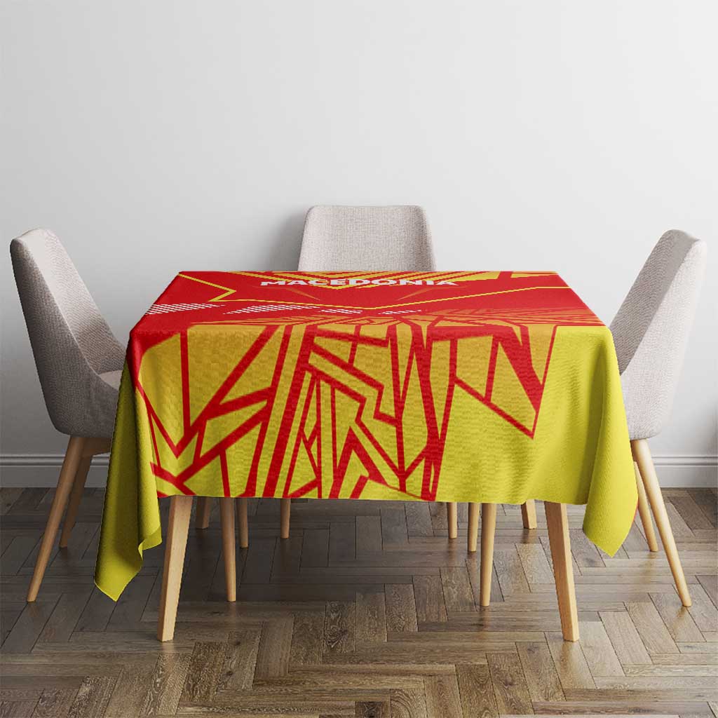 Forever Macedonia Tablecloth Macedonian Flag 1992 - Wonder Print Shop
