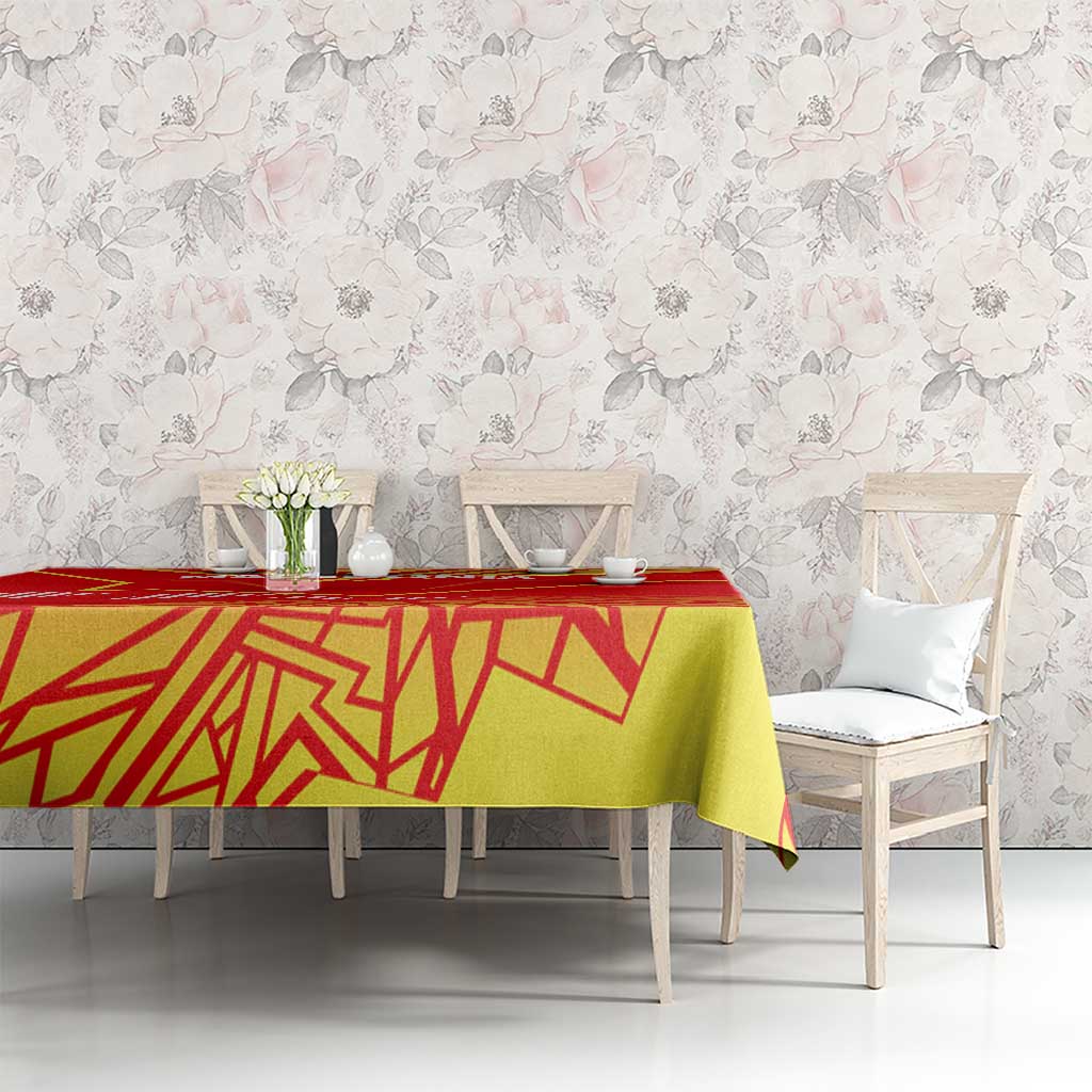Forever Macedonia Tablecloth Macedonian Flag 1992 - Wonder Print Shop
