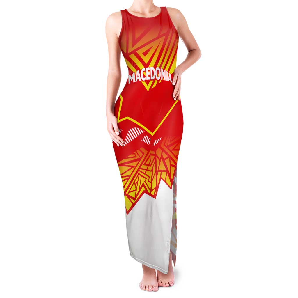 Forever Macedonia Tank Maxi Dress Macedonian Flag 1992 - Wonder Print Shop
