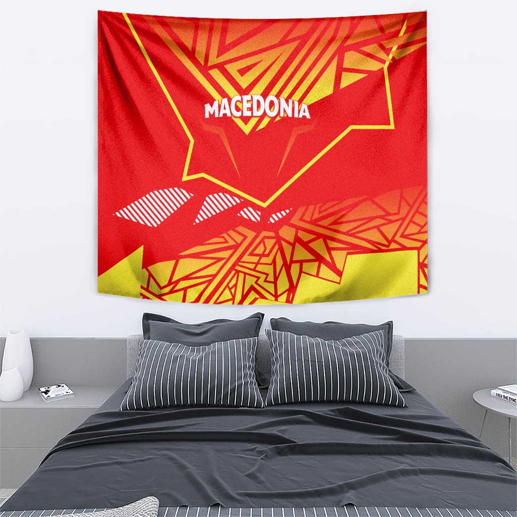 Forever Macedonia Tapestry Macedonian Flag 1992 - Wonder Print Shop