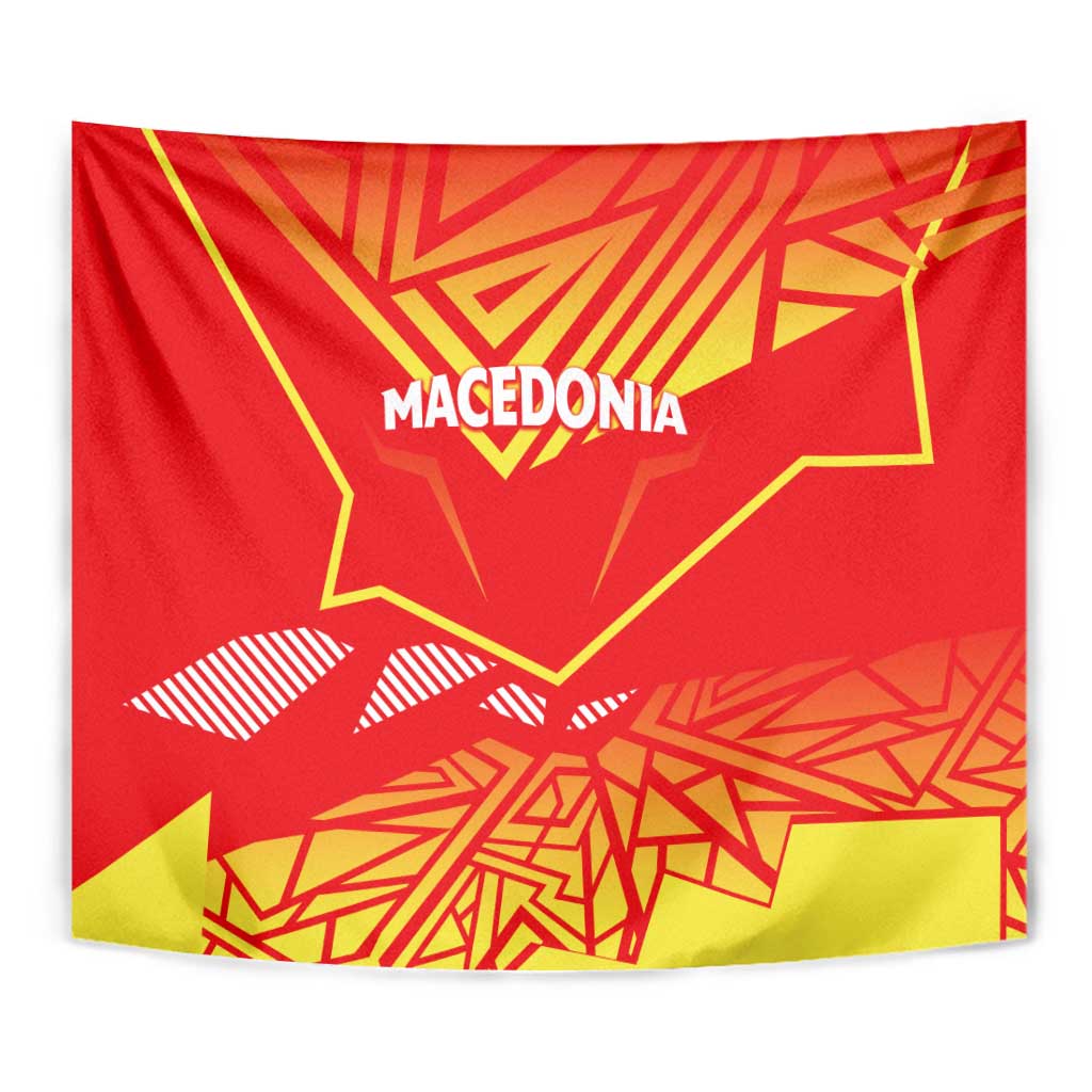 Forever Macedonia Tapestry Macedonian Flag 1992 - Wonder Print Shop