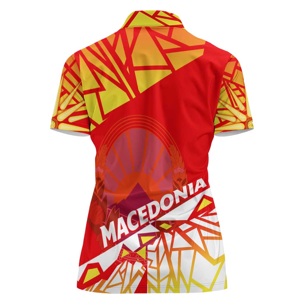 Forever Macedonia Women Polo Shirt Macedonian Flag 1992 - Wonder Print Shop