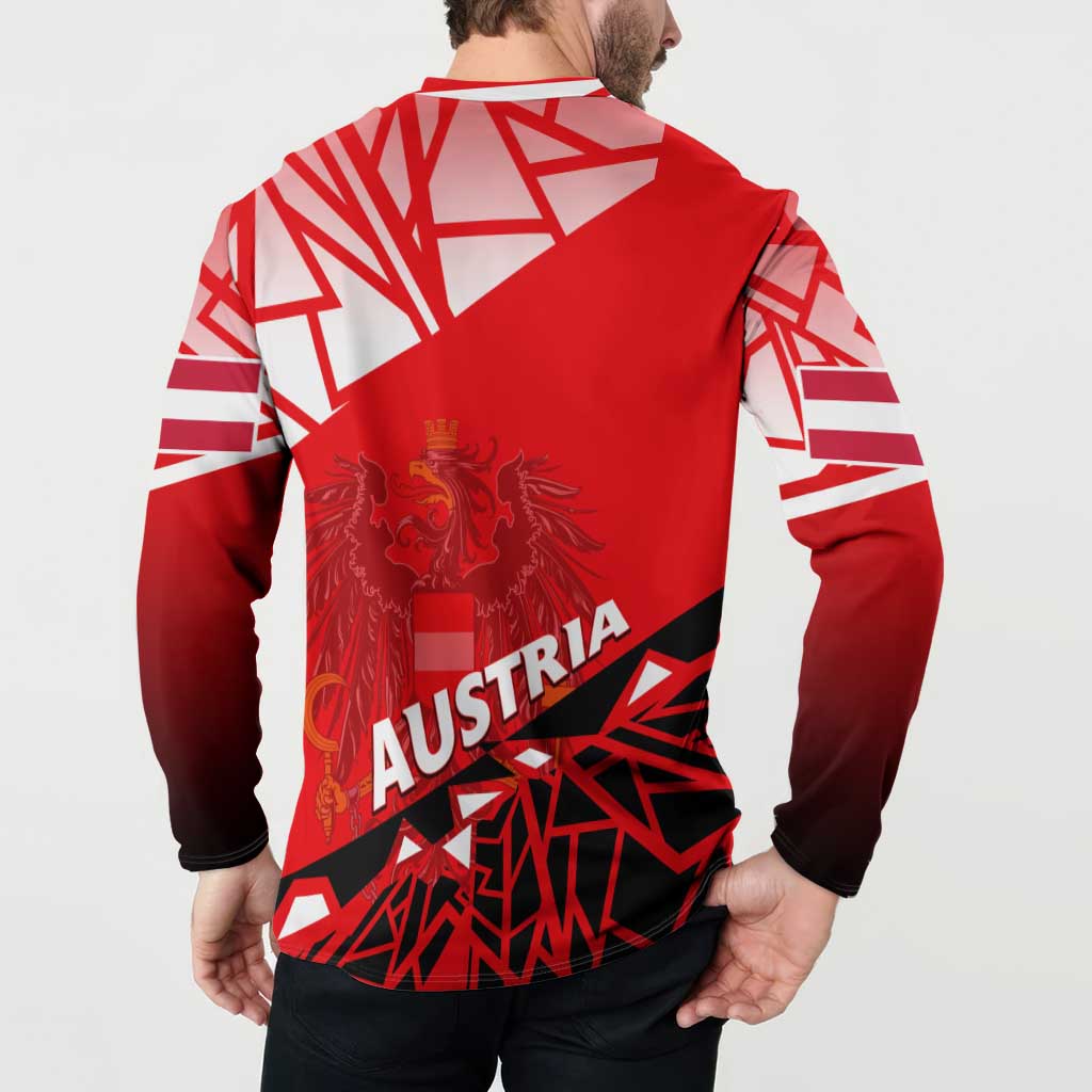 Forever Austria Button Sweatshirt Osterreich Eagle - Wonder Print Shop