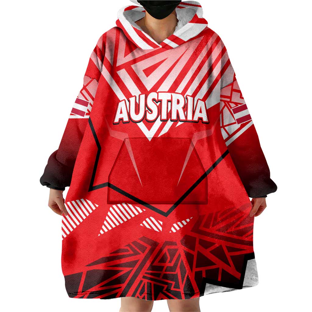 Forever Austria Wearable Blanket Hoodie Osterreich Eagle - Wonder Print Shop