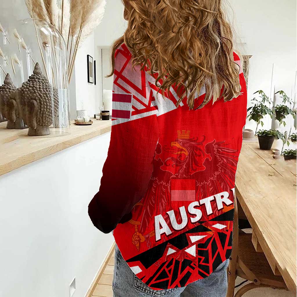 Forever Austria Women Casual Shirt Osterreich Eagle - Wonder Print Shop