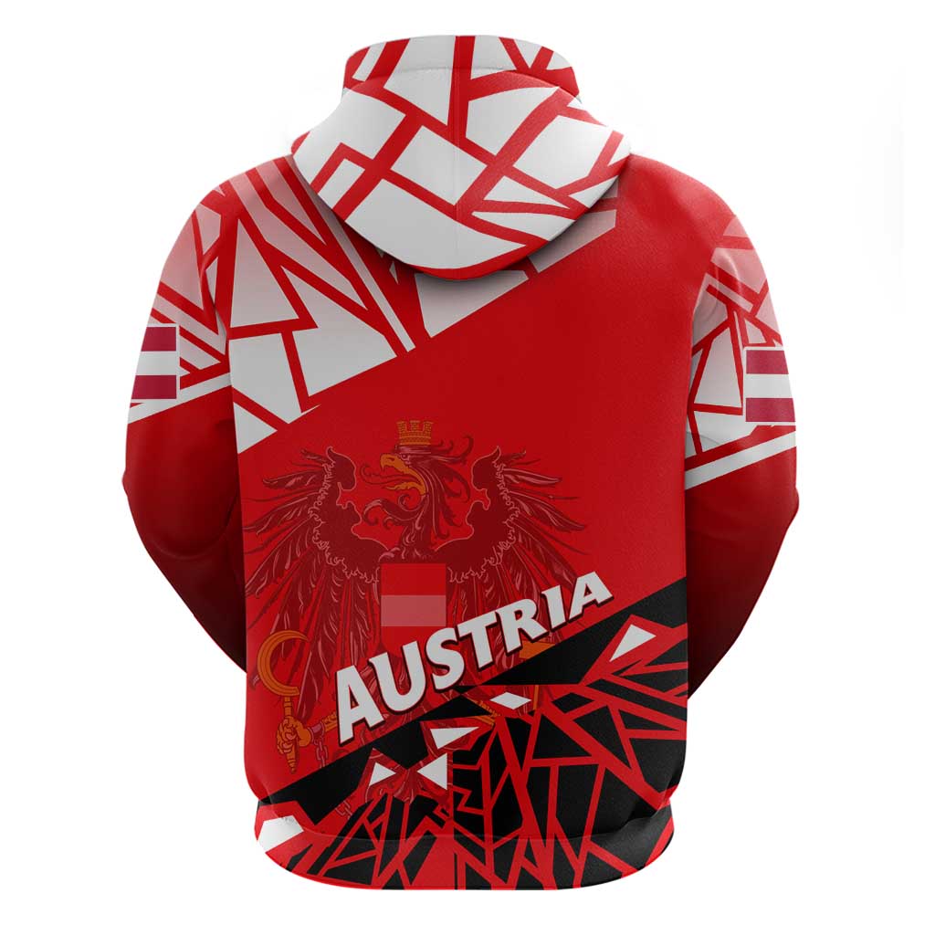 Forever Austria Zip Hoodie Osterreich Eagle - Wonder Print Shop