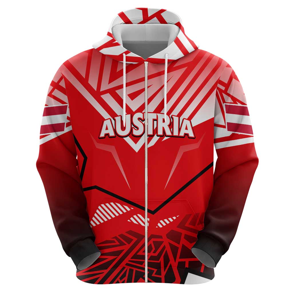 Forever Austria Zip Hoodie Osterreich Eagle - Wonder Print Shop
