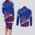 Forever Cuba Couples Matching Long Sleeve Bodycon Dress and Long Sleeve Button Shirt Patria o Muerte, Venceremos - Wonder Print Shop