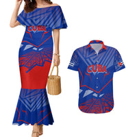 Forever Cuba Couples Matching Mermaid Dress and Hawaiian Shirt Patria o Muerte, Venceremos - Wonder Print Shop