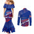Forever Cuba Couples Matching Mermaid Dress and Long Sleeve Button Shirt Patria o Muerte, Venceremos