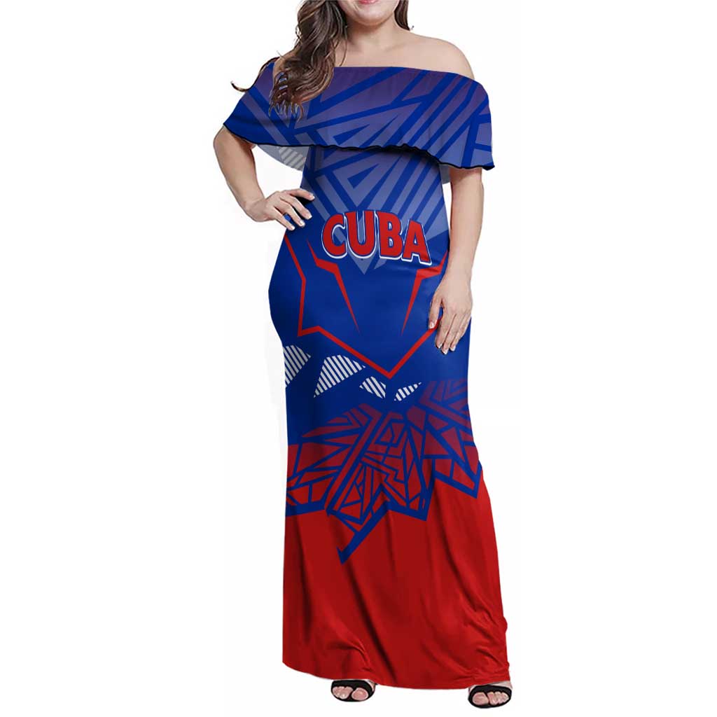 Forever Cuba Family Matching Off Shoulder Maxi Dress and Hawaiian Shirt Patria o Muerte, Venceremos - Wonder Print Shop