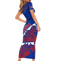 Forever Cuba Family Matching Short Sleeve Bodycon Dress and Hawaiian Shirt Patria o Muerte, Venceremos - Wonder Print Shop