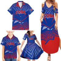 Forever Cuba Family Matching Summer Maxi Dress and Hawaiian Shirt Patria o Muerte, Venceremos - Wonder Print Shop