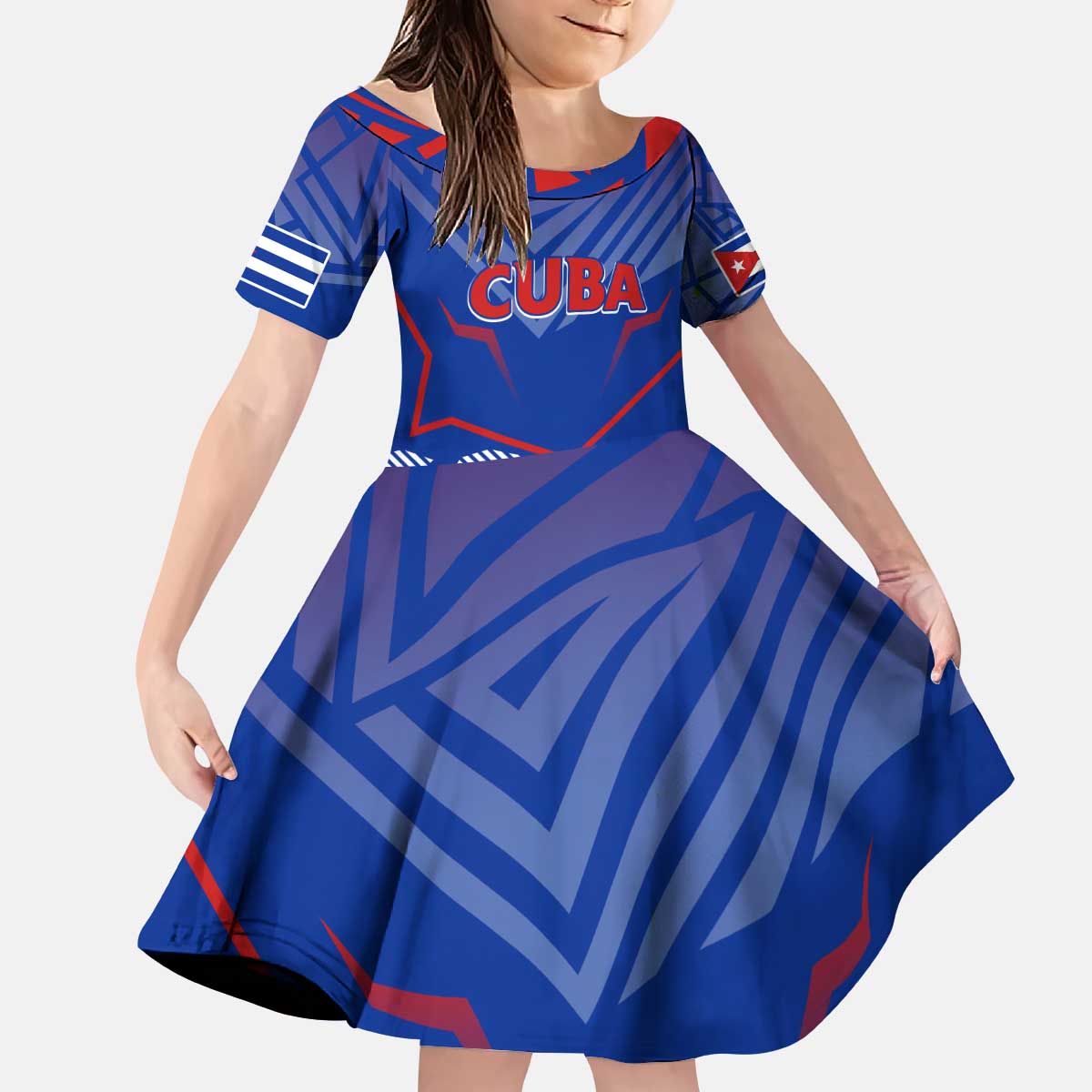 Forever Cuba Kid Short Sleeve Dress Patria o Muerte, Venceremos - Wonder Print Shop