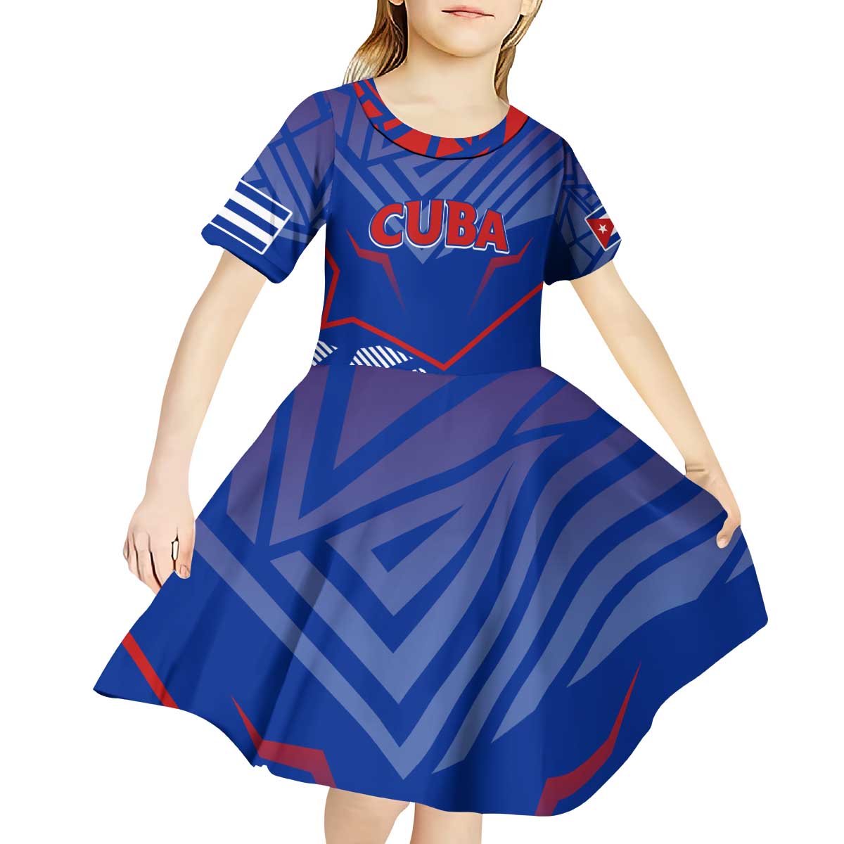 Forever Cuba Kid Short Sleeve Dress Patria o Muerte, Venceremos - Wonder Print Shop