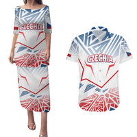 Forever Czech Republic Couples Matching Puletasi and Hawaiian Shirt Czechia Pravda Vitezi - Wonder Print Shop