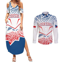 Forever Czech Republic Couples Matching Summer Maxi Dress and Long Sleeve Button Shirt Czechia Pravda Vitezi - Wonder Print Shop