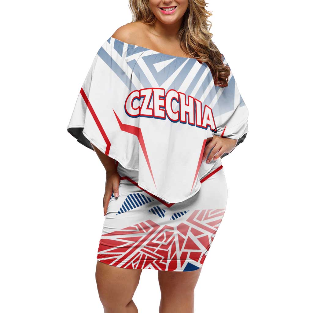 Forever Czech Republic Family Matching Off Shoulder Short Dress and Hawaiian Shirt Czechia Pravda Vitezi - Wonder Print Shop