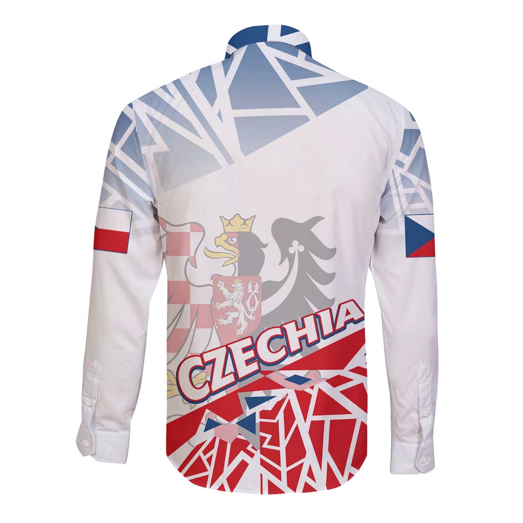Forever Czech Republic Long Sleeve Button Shirt Czechia Pravda Vitezi - Wonder Print Shop