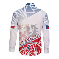 Forever Czech Republic Long Sleeve Button Shirt Czechia Pravda Vitezi - Wonder Print Shop