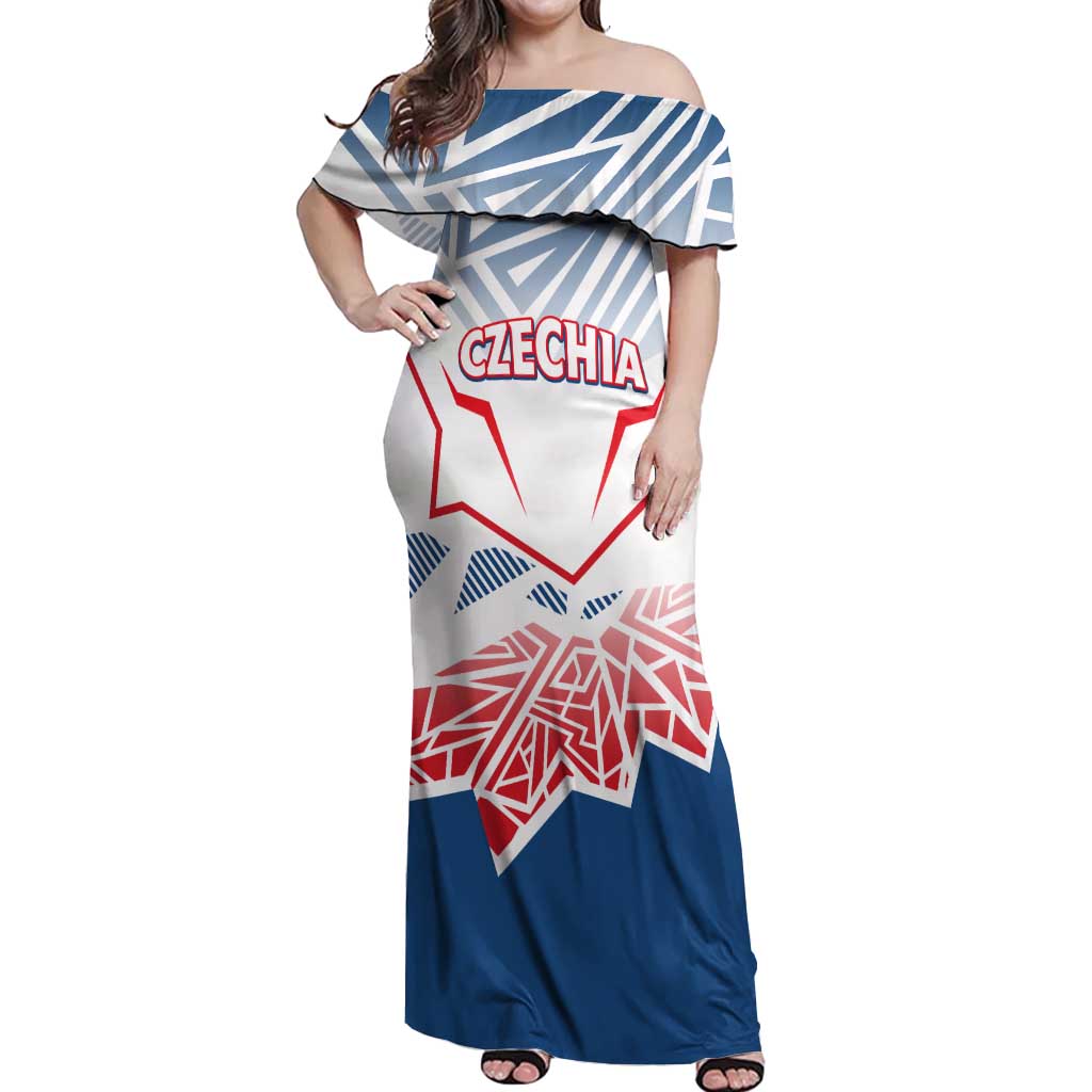 Forever Czech Republic Off Shoulder Maxi Dress Czechia Pravda Vitezi - Wonder Print Shop