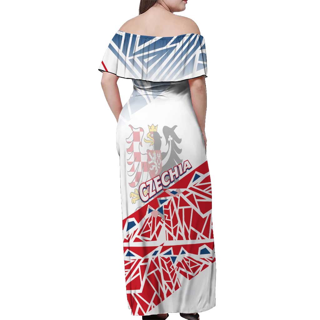 Forever Czech Republic Off Shoulder Maxi Dress Czechia Pravda Vitezi - Wonder Print Shop