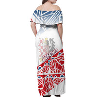 Forever Czech Republic Off Shoulder Maxi Dress Czechia Pravda Vitezi - Wonder Print Shop