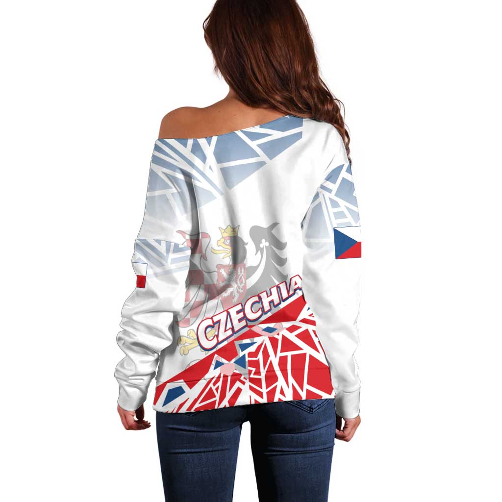 Forever Czech Republic Off Shoulder Sweater Czechia Pravda Vitezi - Wonder Print Shop